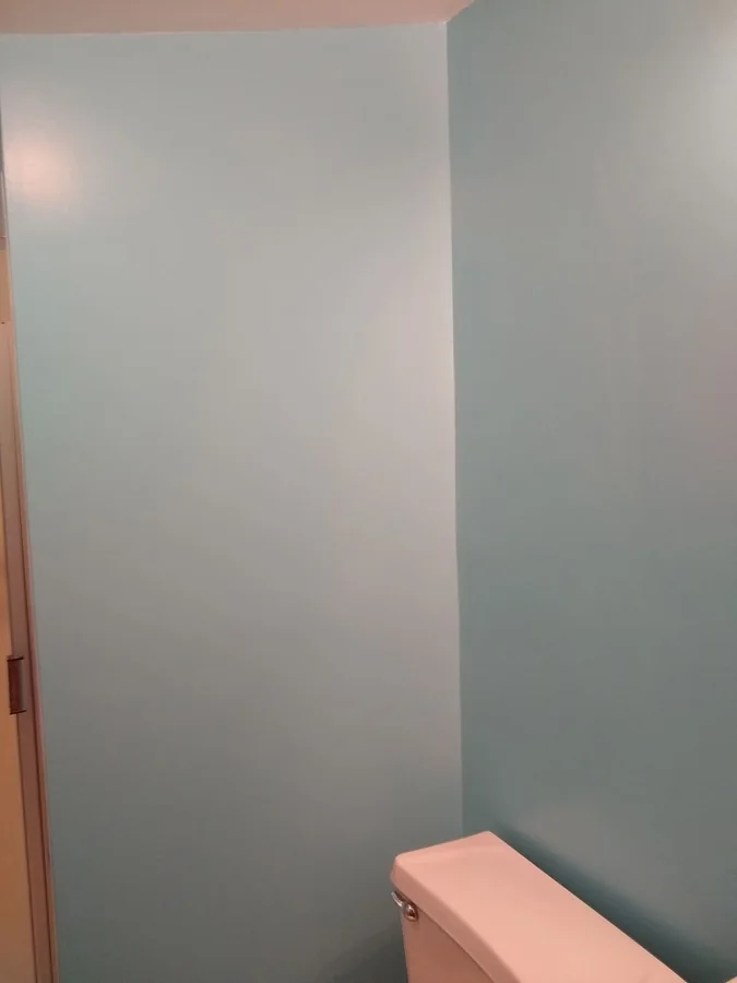 Painting and staining home improvement project